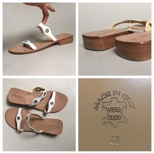 Italian leather sandals
